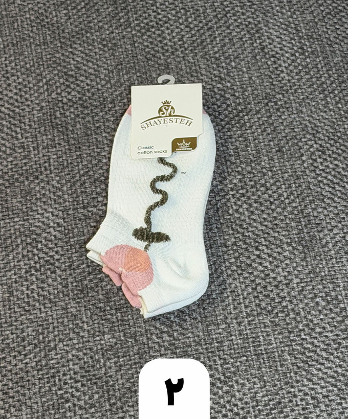 جوراب مچی توری بهاره طراحی گل (کد 1031)