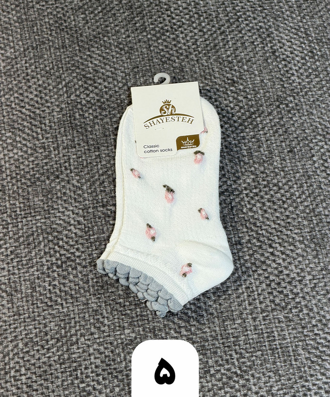 جوراب مچی توری بهاره طراحی گل (کد 1031)